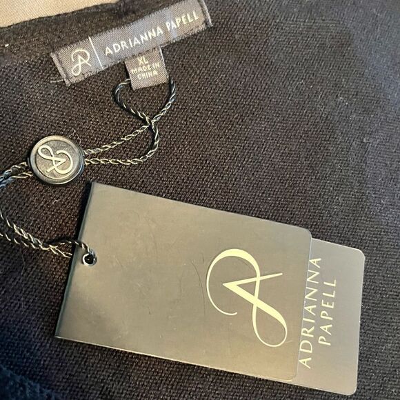 Adrianna Papell V-Neck Tunic Sweater NWT - Picture 9 of 12